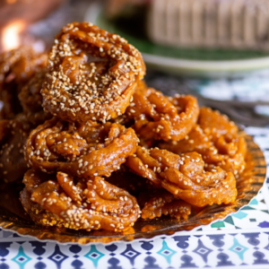 Chebakia Marocaine aux Amandes – Pâtisserie Traditionnelle au Miel