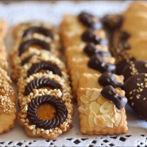 Petits Fours Marocains Sablés –  (en Grand Plateau)